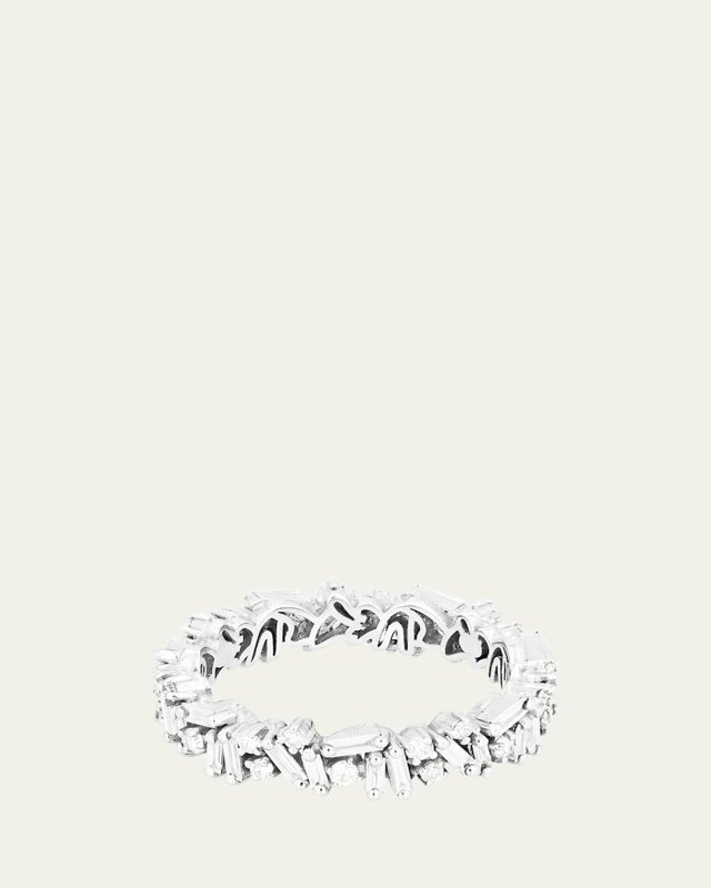 18k Diamond Icon Eternity Ring Size 4.5-8